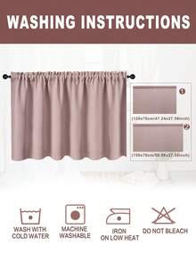 1 chiếc rèm ngắn màu vải lanh, rèm cản sáng độ chính xác cao, chất liệu sợi polyester kiểu dáng hiện đại, có thể giặt máy, rèm cửa sổ nhỏ bảo vệ sự riêng tư, phù hợp cho cửa sổ nhỏ, nhà bếp, phòng tắm, phòng ngủ, phòng khách, tầng hầm, tủ, xe RV, máy giặt, cửa tủ, trang trí phòng, dễ bảo quản, mờ, trang trí theo phong cách nhà nông thôn. - Cây gai - Xem 7