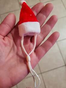 1pc/2pcs Cute Pet Hats, Hamster Hat, Lizard Hat, Snake Hat, Parrot Hat, Frog Hat, Mouse, Little Red Riding Hood, Funny Pet Headwear, Valentine''s Day Red Hat - Multicolor - View 9