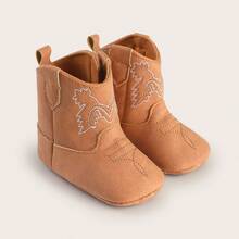 春秋小皮鞋婴幼儿公主鞋女宝宝0-1岁软底防滑鞋6到12个月新生儿学步鞋