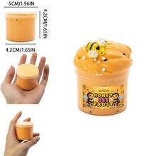 70ml 手工果冻透明脆史莱姆玩具，香味史莱姆，小可爱蜜蜂图案减压橡皮泥云史莱姆粘土蓬松史莱姆腻子 - 彩色 - 查看 10