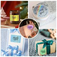 Multicolor Round Thermal Label Printer Paper, 50mm/2 Inch Circle Thermal Stickers Roll, Compatible With Phomemo M110/M221/M220/M120 And Other Portable Label Printers, Waterproof And Durable - Multicolor - View 9