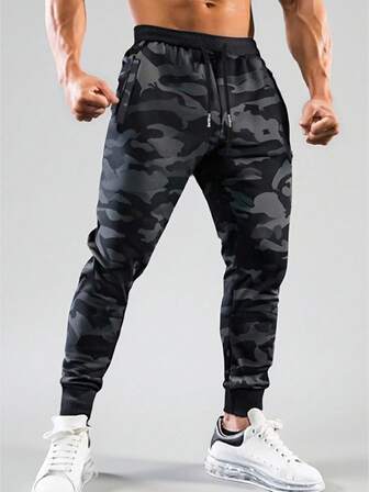 Pantalones casuales de camuflaje para hombres, pantalones deportivos de senderismo al aire libre, otoño/invierno