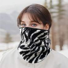 Winter Fleece Thermal Neck Warmer Gaiter Balaclava Ski Face Mask Scarf For Cold Weather Men Women - Black - View 2