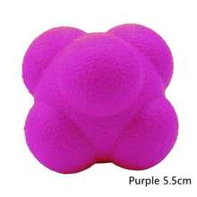 3 个六角反应球，高密度橡胶球，用于速度、敏捷性和协调性训练 - 适用于篮球、足球和户外健身