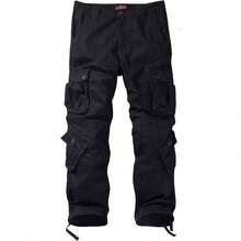 Pantalones cargo para hombre - Gris oscuro - Ver 3