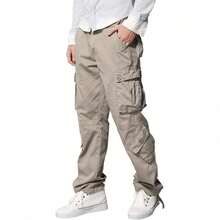 Men's  Cargo Pants - 3358 淺杏色 - 查看 2