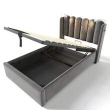 Bed Bases & Foundations - Grey + Velvet + 90cm*200cm - View 6