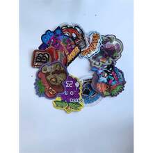 100-Pack,  Storage Bags, Various Patterns, 3.5g Polyester Film Thin Bags, Odor-Proof Bags, Moisture-Proof Bags, Sealable Bags, Candy Bags, Cookie Bags, Gum Bags