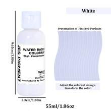 55ml/1.86oz 高濃度水性染料 30色，適用於珠寶鑄造、水磨石、水泥與石膏粉，鮮豔色彩手工藝與藝術創作，耐用水性著色墨水 - 彩色 - 查看 29