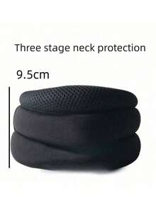 1件 秋冬新款户外运动护颈防下垂三段可调节办公家用颈带透气海绵肩颈套 - 彩色 - 查看 7
