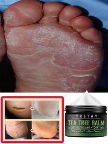Natural Extracts Enriched Foot Cream Alcohol Free Deeply Moisturizes Cracked Heels Softens Rough Skin Long Lasting Hydration Revitalizes Tired Feet Smooth Soft Feet All Day Nourishing Repair Formula - Multicolor - View 1