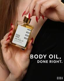 GODA Silk Body Oil 50ml – Relaxing Unisex Fragrance Oil With Lavender, Chamomile, Bergamot & Vanilla – Perfect For Meditation, Yoga, Cozy Evenings & Self-Care – FREE Gift: GODA For Her Perfume For Women Included - Lavender, Chamomile,Bergamot, Frankincense,Vanilla, Patchouli - 查看 6