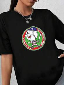 180g pure Cotton Nippon Professional Baseball  Swallows Retro S to 5XL Made in USA T Shirt Breathable fashion graphic Slightly Casual Stretched Stylish Unisex T-Shirt For Women Casual designer clothes Women Top Graphic Tees Versatile Soft Top For Everyday Wear - Negro - Ver 1