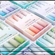 4pcs Morandi Highlighter Ins-Style Soft-Headed Markers For Girls' Hearts, Colorful Marking Pens, High-Value Eye-Friendly Journaling Pens.