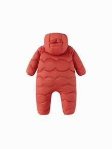 Balabala 女婴轻盈羽绒连体衣 2025 冬季，男女童趣味可爱设计