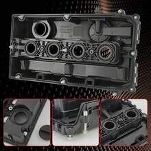 Cam Rocker Cover For Opel Astra H J Insignia Corsa Mokka Signum Vectra Zafira - Black - View 5