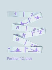 1pc Multi-Functional Yoga & Pilates Resistance Band, Portable Flexibility & Strength Training Tool Suitable For Beginners, Home Workout, Dance And Travel, Durable Polyester Material, Yoga Exercise, Adjustable Stretch Strap, Elastic Yoga Stretch Band, Physical Therapy Elastic Band, Stretch Dance Elastic Band