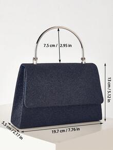 Borsetta Gretel elegante e semplice, borsa a spalla blu navy elegante e alla moda, adatta per feste, matrimoni, cene, banchetti serali delle donne, adatta per ragazze alla moda, signore, donne, molto adatta per feste, matrimoni, balli, cene/banchetti, è il miglior regalo per le donne