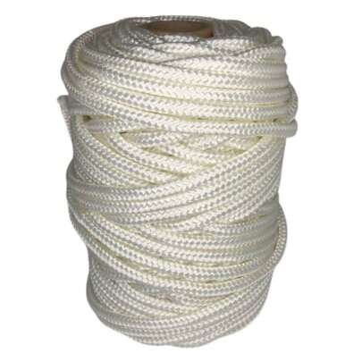 20 Metros Corda 6mm Branca varal Tela De Proteção Nautica