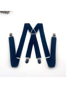 1pc Men's Y-Shape Elastic Adjustable Suspenders, British Style Autumn-Winter Accessories Halloween Costume,Suitable For Teens, Youth,Men,Casual, Outdoor, Athletic, Vacation, Graduation Gifts, Birthday, Daily Wear