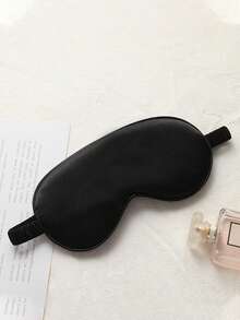 1件装新款双面仿真丝遮光眼罩，睡眠弹力旅行午睡眼罩，印花航空眼罩 - 彩色 - 查看 16