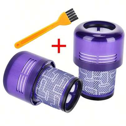 2 件 HEPA 过滤器替换件适用于 V11 V15 SV14 Cyclone Animal Absolute Total Clean 无绳吸尘器