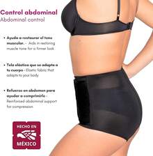New Form iMom by Panty Faja Calzón Postparto para Mujer – Moldea el Vientre, Ideal Post Parto, Post Cesárea y Post Cirugía Uso Diario – Hecho EN MÉXICO - Negro - Ver 2