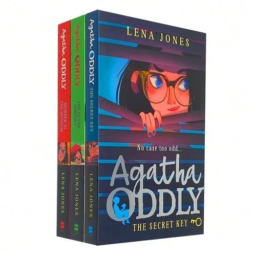 Agatha Oddly Series 3 Books Collection Set By Lena Jones (The Secret Key, At The Museum, The Silver Serpent) - Sets - View 1