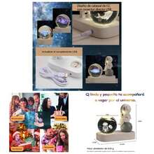 Astronauta Bola De Cristal luces de colores De La Noche Decoracin De La Mesa Regalo Lindo Estudiante Regalo De Cumpleaos, Para La Decoracin De La Mesa, Decoracin Del Hogar. Sistema - vía Láctea - Ver 1