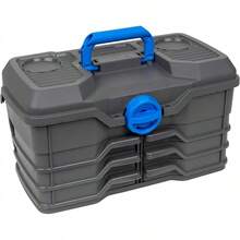 Flambeau Outdoors NextGen 6/0 - Caja para aparejos (6 bandejas pivotantes, 32 compartimentos, organizador de almacenamiento avanzado, color verde - Gris-oscuro - Ver 13