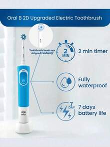 Oral-B Oral B ORD12成人充电式电动牙刷配4个刷头小圆头旋转牙刷男女情侣牙刷送男女朋友礼物 - 多色 - 查看 10