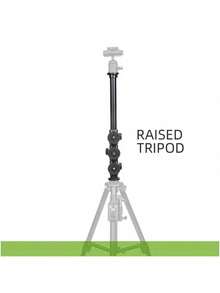 Aluminum Alloy Tripod Extension Cantilever - 1.4fl Vertical Shooting Support Stand With Screw Hole & Adjustable Clamps For Precision Control, Ideal For Aerial Photography & Filming