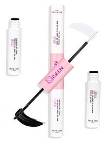 1pc 5ml Eyelash Glue + 5ml Sealant, Strong Eyelash Adhesive, 2-In-1 Eyelash Glue And Sealant, Waterproof & Long-Lasting, Suitable For DIY Eyelash Extension - Black - View 2