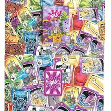 Trò chơi bài Virus, Trò chơi bài Virus Goliath, Trò chơi bài vui nhộn lây lan, Trò chơi bài gia đình thú vị, Đêm tiệc vui nhộn nhanh chóng cho 2-6 người! Trò chơi chiến lược dành cho gia đình và người lớn, Vui nhộn và cạnh tranh khốc liệt, Thích hợp làm quà tặng Halloween, Giáng sinh, trò chơi cờ bàn, quà tặng ngày lễ! - Nhiều màu - Xem 7