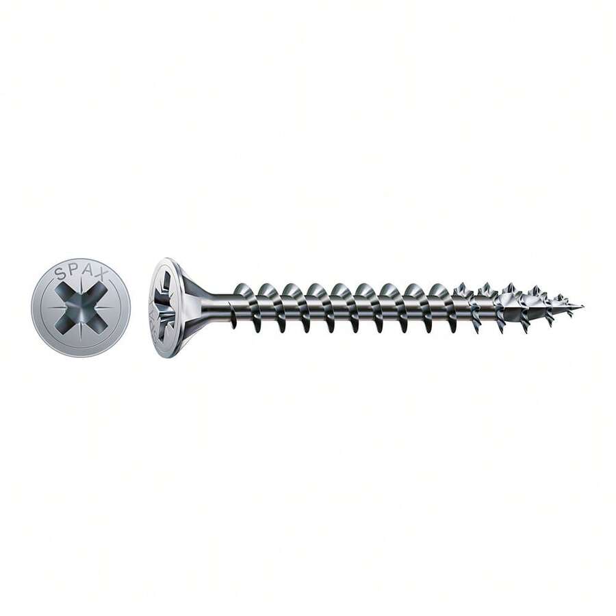 Vite per legno a testa piatta SPAX Screw Box (4,5 x 60 mm) - Argento - Visualizzare 1