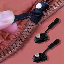 6pcs Easy Zipper Repair Slider Replacement For Jackets, Backpacks & Boots - Durable Black Enthusiasts & Repairers - Perfect For Quick Fixes - 6pcs Zipper - View 4
