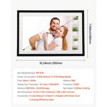 Digital Picture Frame 260 Mm, 1280x800 HD IPS Touch Screen Electronic Photo Frame, 32GB Memory, Auto-Rotate Portrait And Landscape, Share Photos/Videos Instantly Via App, For Parents Friends