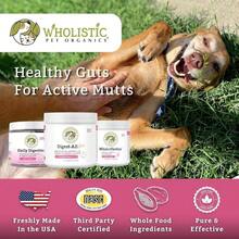 Wholistic Pet Organics Probiotics For Dogs With Digestive Enzymes &Amp; Prebiotic Fiber - 8 Oz - Daily Cat &Amp; Dog Probiotics For Digestive Health, Anti Diarrhea &Amp; Gut Support - Natural Powder Supplement - ColorA - View 7