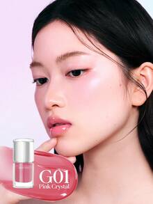 JOOCYEE Son bóng AURA Luminous Lip Gloss G03 Coral Crystal, dưỡng ẩm, bóng như gương, không bết dính, dưỡng ẩm - G03 San hô pha lê - Xem 7