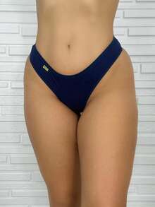 kit 10 Calcinha Canelada Tanga Feminina Lingerie Conforto Sensual Moda Intima Dia a Dia - VARIADAS - Visão 10