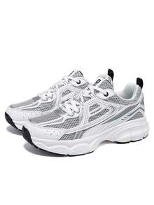 baasploa Damen Mesh Laufschuhe Neu Frühling und Herbst Plateau-Sohle Höhe erhöhende Sportschuhe Leichtgewicht Lässig Schuhe Vintage Schuhe stoßabsorbierend rutschfest verschleißfest weiche Sohle Walkingschuhe Modische und vielseitige Lauf- und Trainingsschuhe