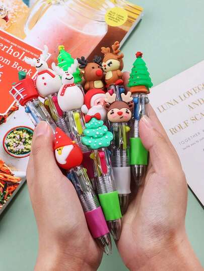 20 canetas esferográficas multicoloridas de Halloween, 1 pacote de 4 polegadas, 1 caneta redonda fofa de Halloween, canetas de esqueleto estranhas de bruxa de abóbora adequadas para festa de Halloween, enchimento de doces ou travessuras, presente de aniversário