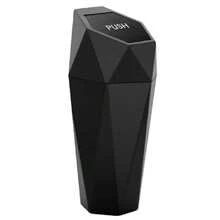 Car Trash Can With Lid, Mini Car Trash Can Cup Holder, Car Garbage Can Car Accessories For Interior, Leakproof Car Trash Bin, Multipurpose Mini Trash Can For Car, RV, Home, Office (Black),22195164 - Black - View 1
