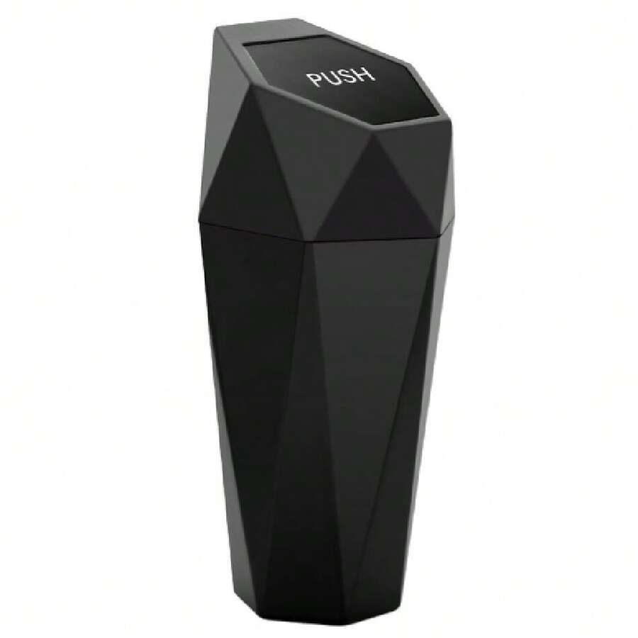 Car Trash Can With Lid, Mini Car Trash Can Cup Holder, Car Garbage Can Car Accessories For Interior, Leakproof Car Trash Bin, Multipurpose Mini Trash Can For Car, RV, Home, Office (Black),22195164 - Black - View 1