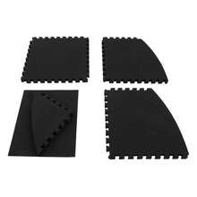 YUNRUX Hot Tub Pad Foundation, Floor Protection Mat For Outdoor Pools, EVA Padding For Hot Tubs Black - 黑色 - 查看 8