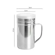 2pcs Set Stainless Steel Salt And Pepper Shakers, Toothpick Holder Spice Jars With Perforated Lids, Durable Seasoning Dispenser For Kitchen Essentials - Pepper Shaker - View 17