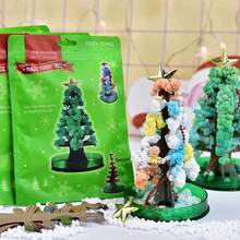 1pc Christmas Tree, Magic Watering Growth Creative Magical Crystal Tree DIY Handmade Toy Paper Tree Blossom