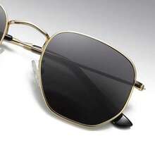 Hexagonal  Women Men Fashion Casual Lens  Protection Boho - 金色 - 查看 5