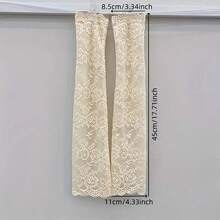 4 Pairs Of Elegant Lace Gloves - Embroidered Design, Elastic Material, Open Fingertips, Breathable And Sun-Proof, Suitable For Casual Outdoor Activities