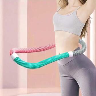 1pc Soft Rubber Weighting Spring Portable Foldable Home Fitness Equipment Spring Soft Abdominal Reinforcement Weight Loss Without Waist Women's Slimming Abdominal Indoor Fitness Equipment Portable Fitness Equipment Unarmed Slimming Fitness Equipment New Upgraded Hose Quiet Spring Slimming Abdominal Slimming Waist Weight Loss Women's Fitness Sports Equipment